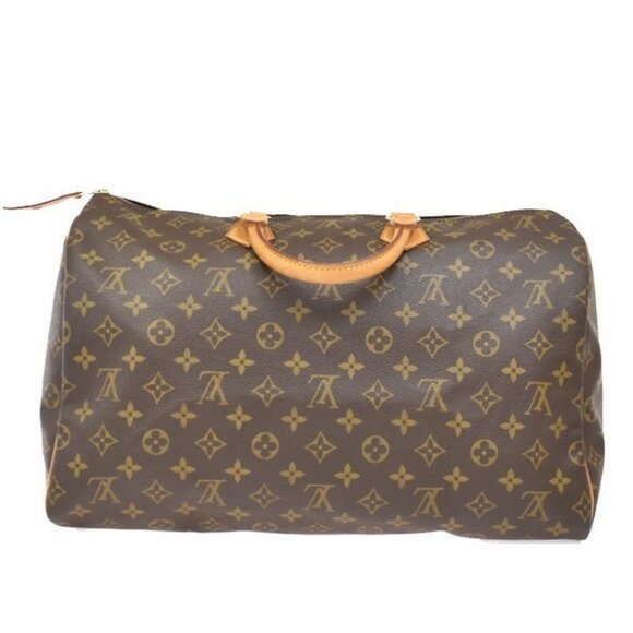 LOUIS VUITTON Speedy 40 Travel Hand Bag Monogram Leather Brown M41522 93EF762 - Picture 2 of 15